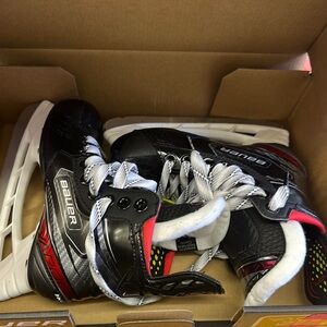 Bauer Black and Red Ice Skates Size 11.5